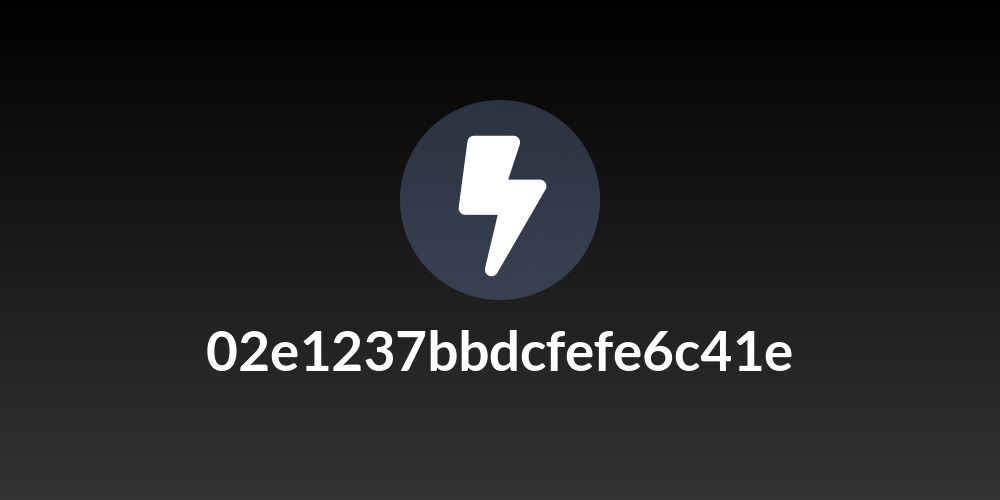 02e1237bbdcfefe6c41e