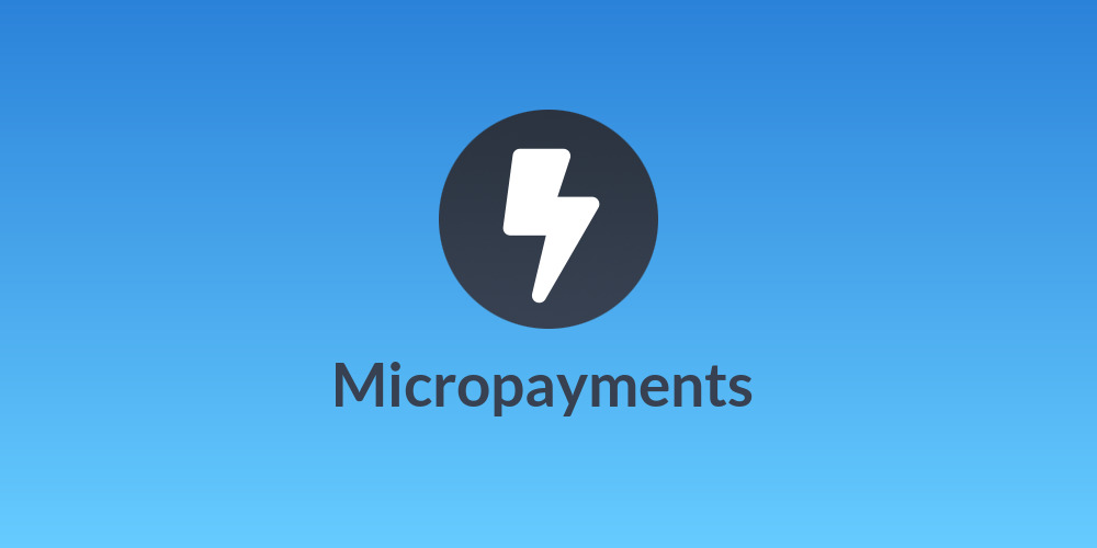 ⭐Micropayments ⭐
