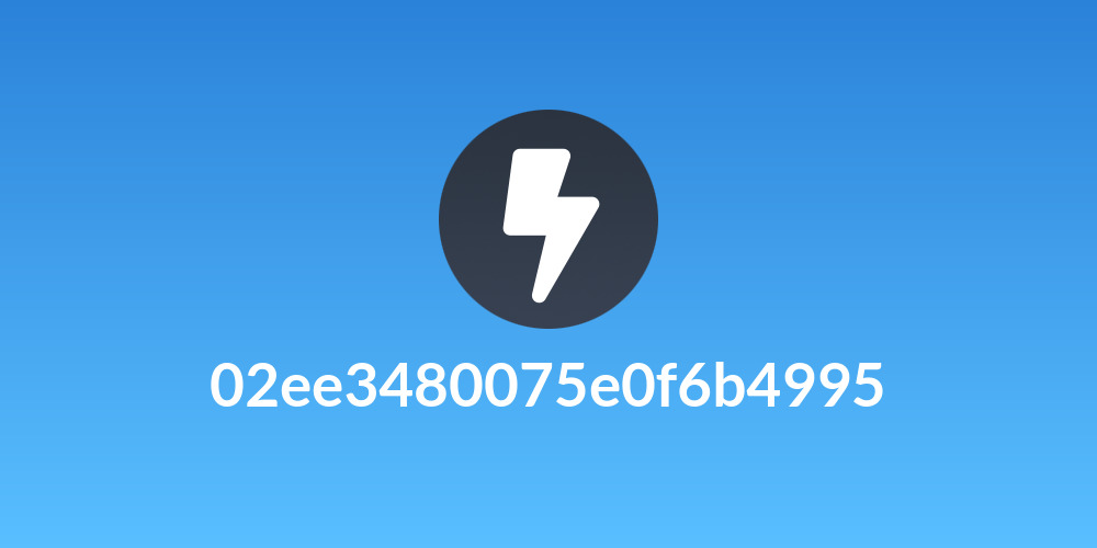 02ee3480075e0f6b4995