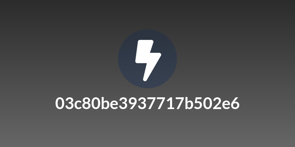 03c80be3937717b502e6