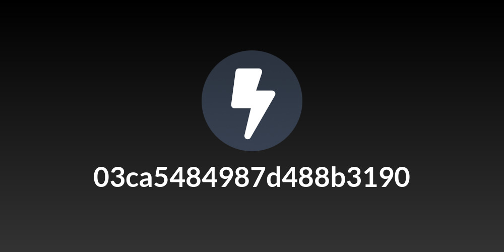 03ca5484987d488b3190