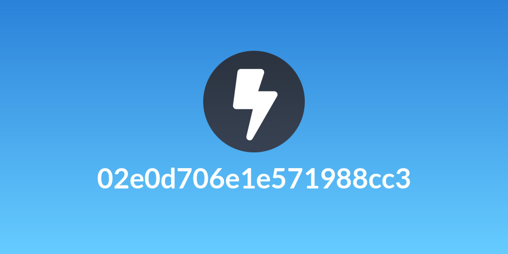 02e0d706e1e571988cc3