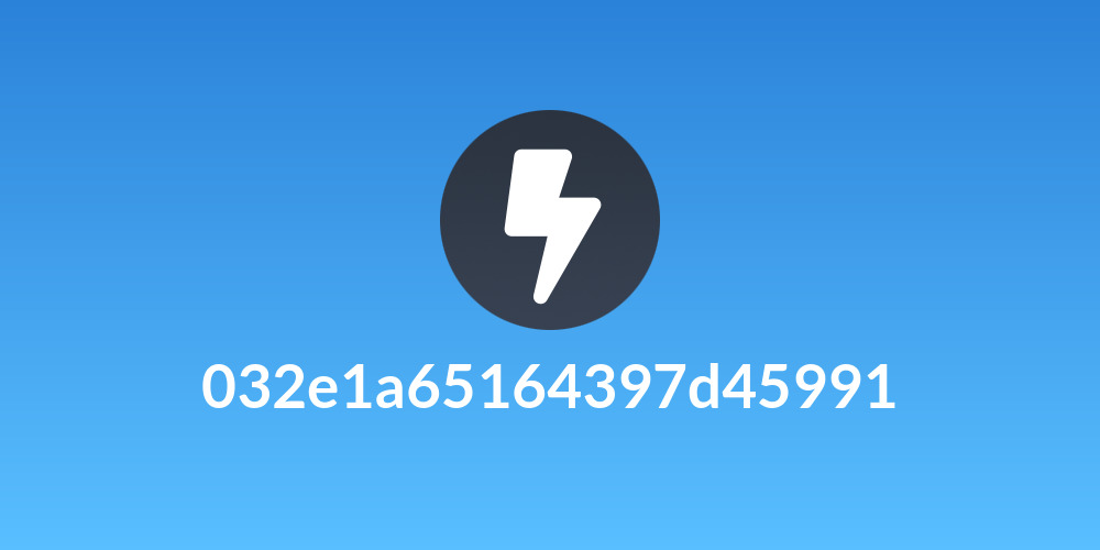 032e1a65164397d45991