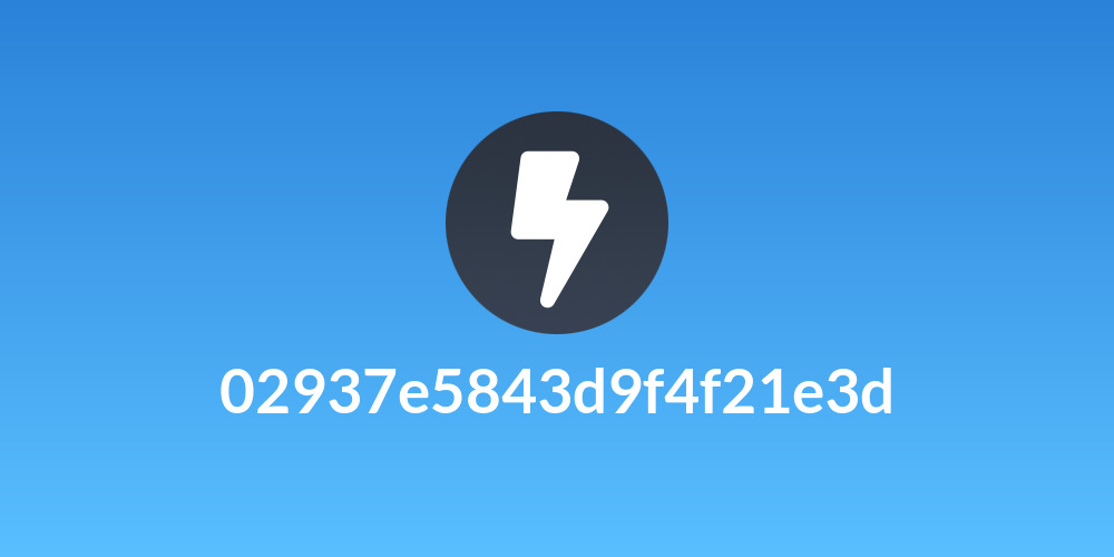 02937e5843d9f4f21e3d