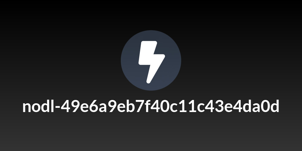 nodl-49e6a9eb7f40c11c43e4da0d