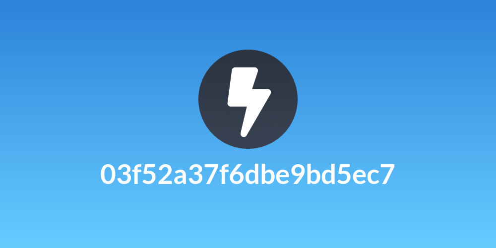 03f52a37f6dbe9bd5ec7