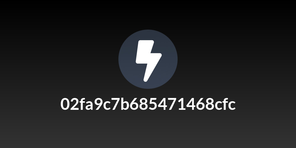 02fa9c7b685471468cfc