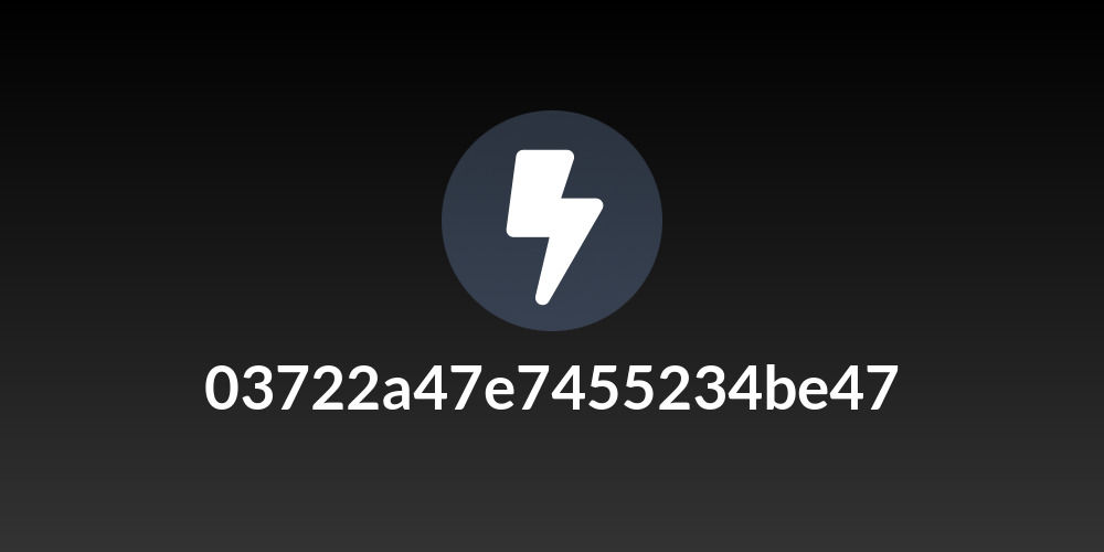 03722a47e7455234be47