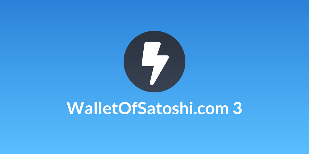 WalletOfSatoshi.com 3