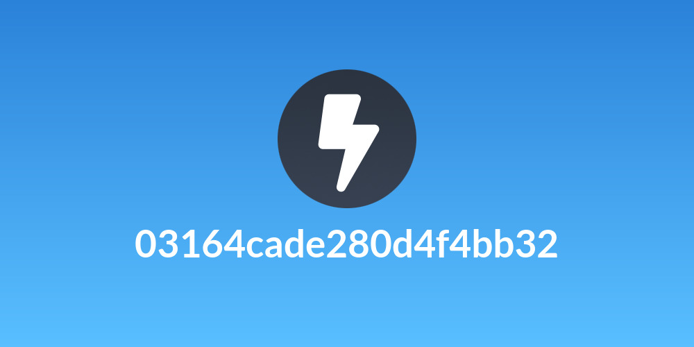 03164cade280d4f4bb32