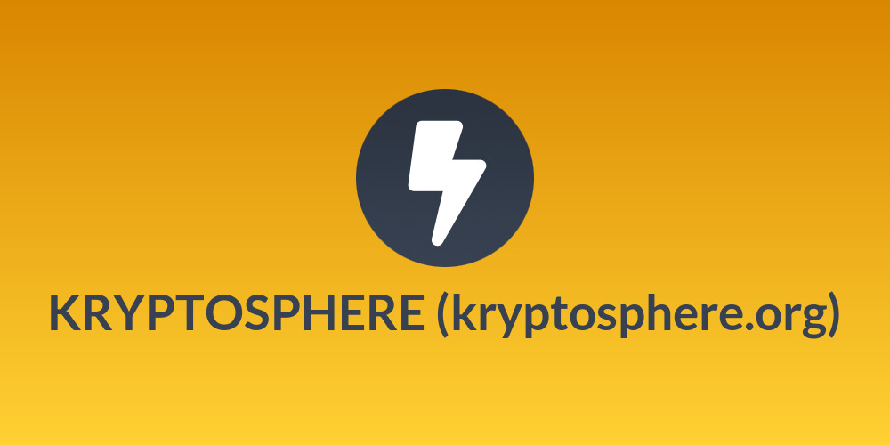KRYPTOSPHERE (kryptosphere.org)