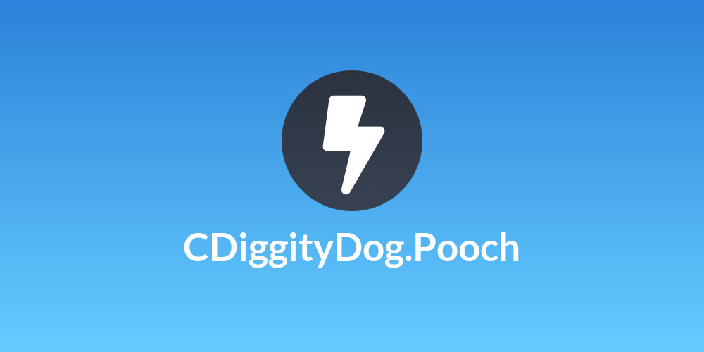CDiggityDog.Pooch