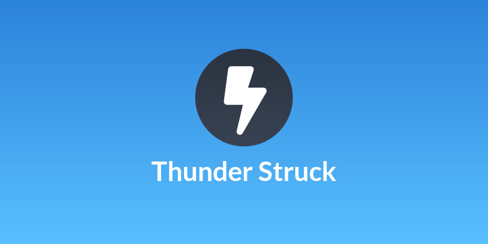 Thunder Struck