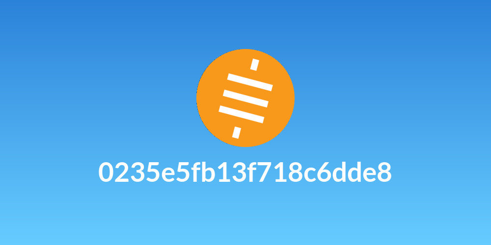 0235e5fb13f718c6dde8