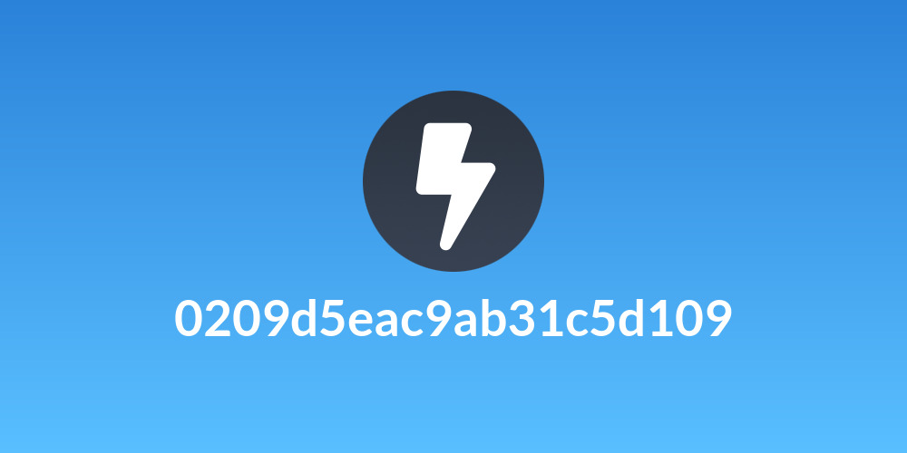 0209d5eac9ab31c5d109