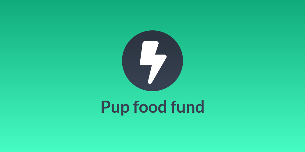 Pup food fund