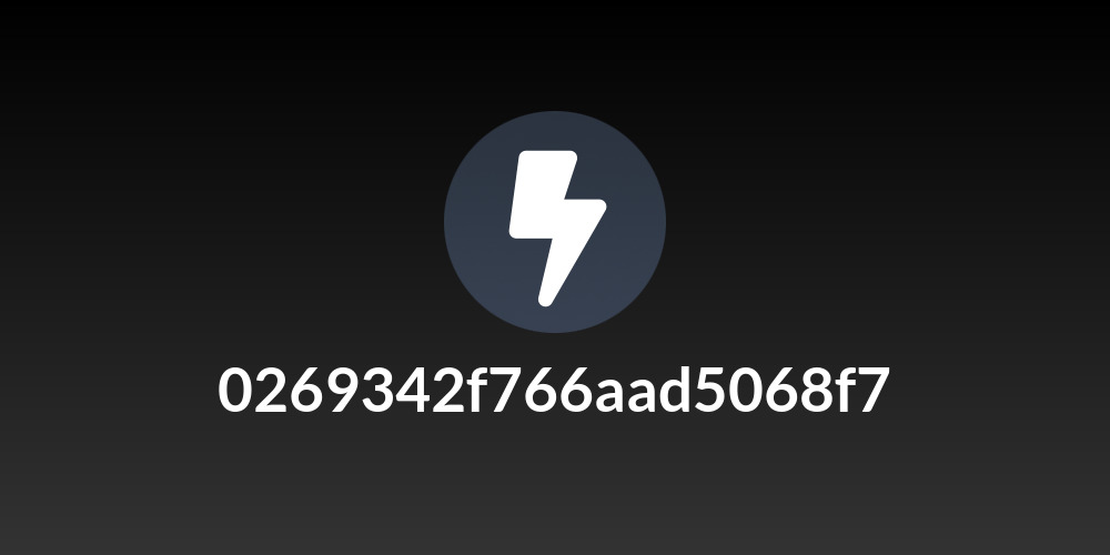 0269342f766aad5068f7