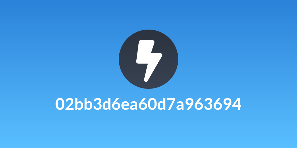 02bb3d6ea60d7a963694