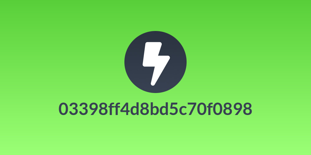 03398ff4d8bd5c70f0898