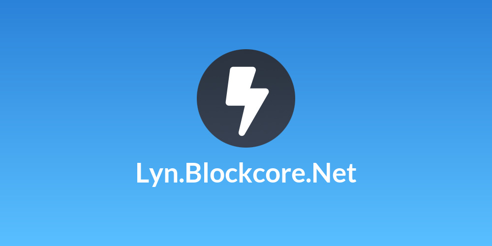 Lyn.Blockcore.Net