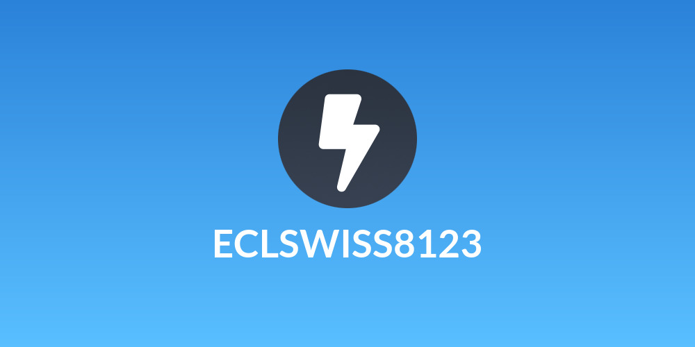 ECLSWISS8123