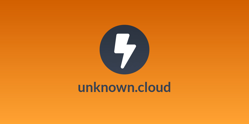 unknown.cloud
