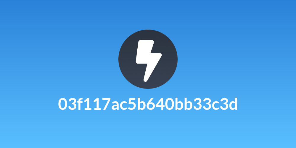 03f117ac5b640bb33c3d