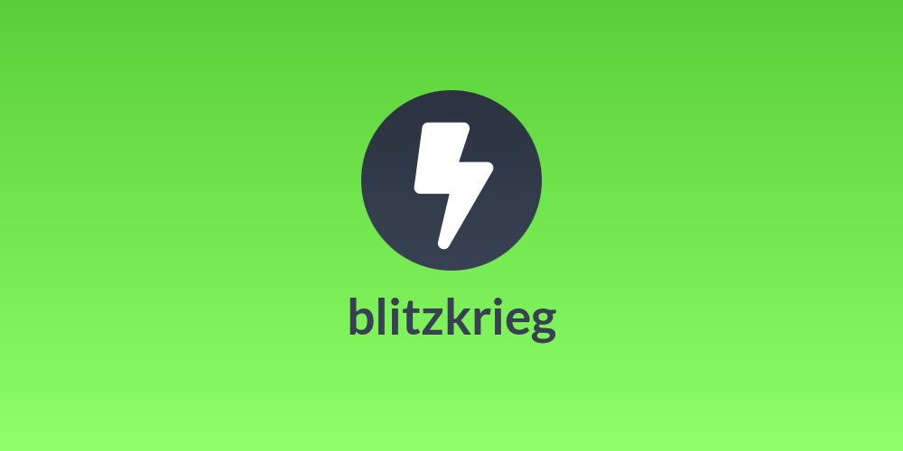 blitzkrieg
