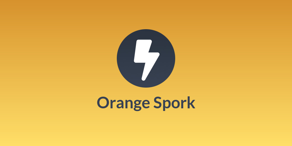 Orange Spork