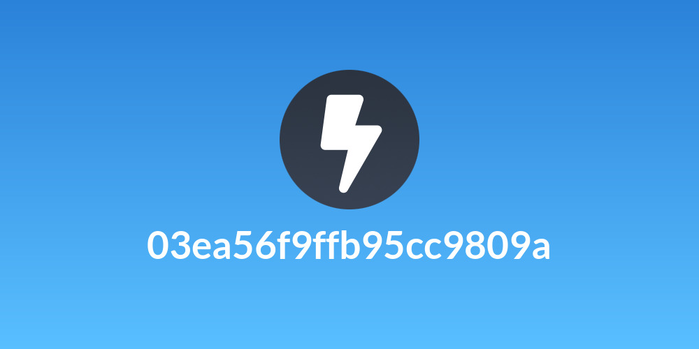 03ea56f9ffb95cc9809a