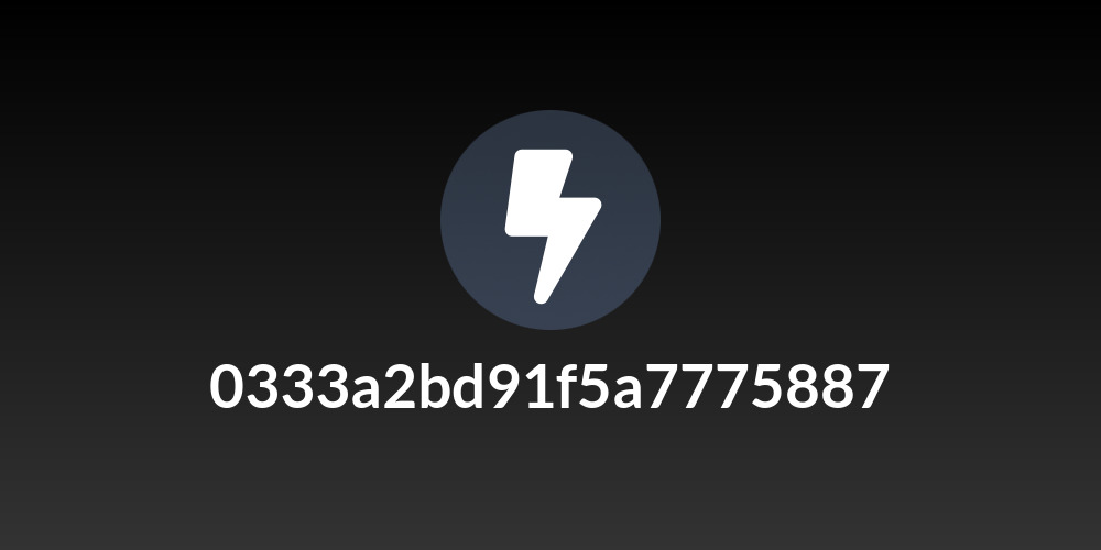 0333a2bd91f5a7775887