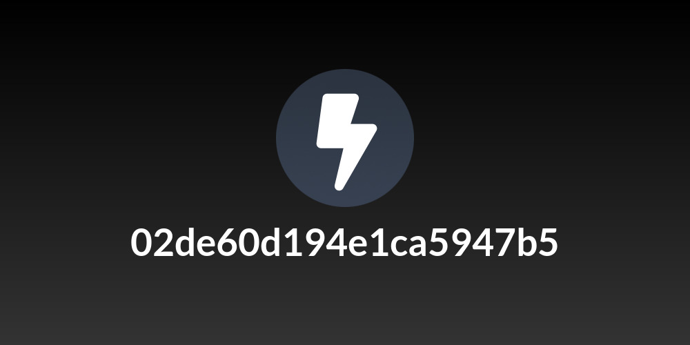 02de60d194e1ca5947b5