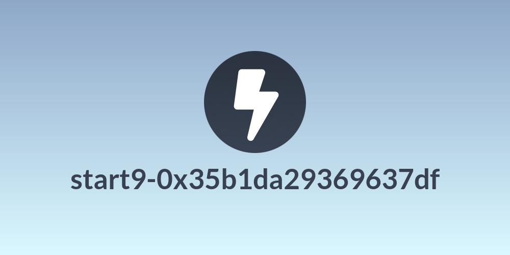 start9-0x35b1da29369637df