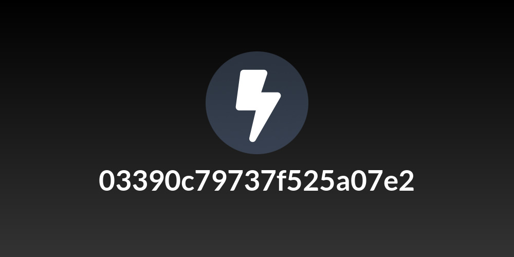 03390c79737f525a07e2