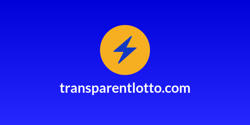 transparentlotto.com