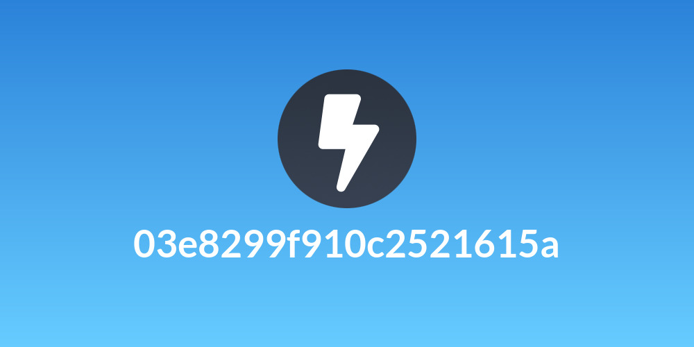 03e8299f910c2521615a