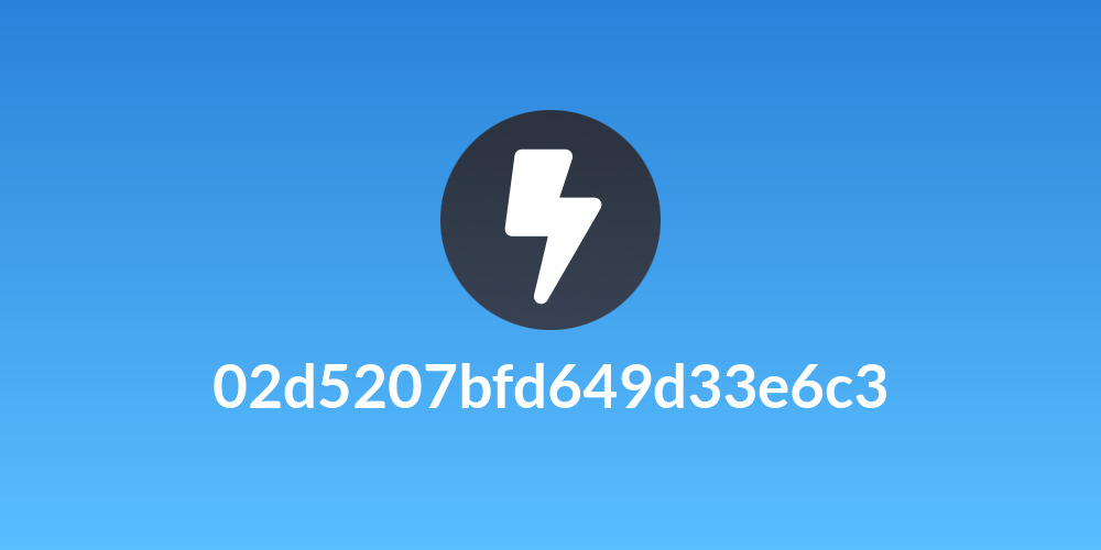 02d5207bfd649d33e6c3