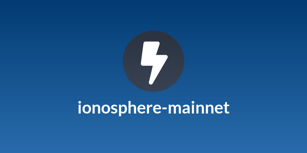 ionosphere-mainnet