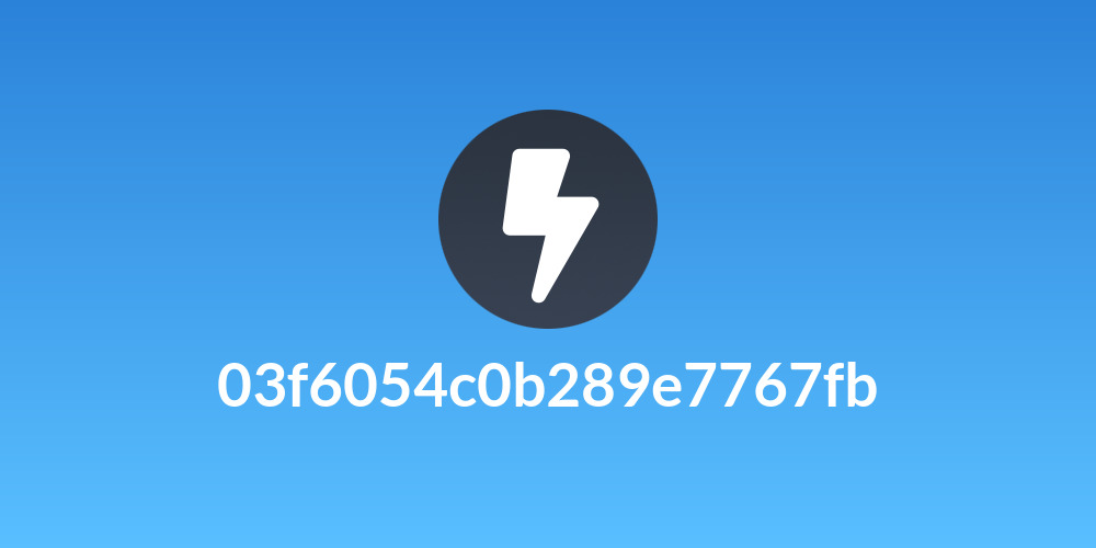 03f6054c0b289e7767fb