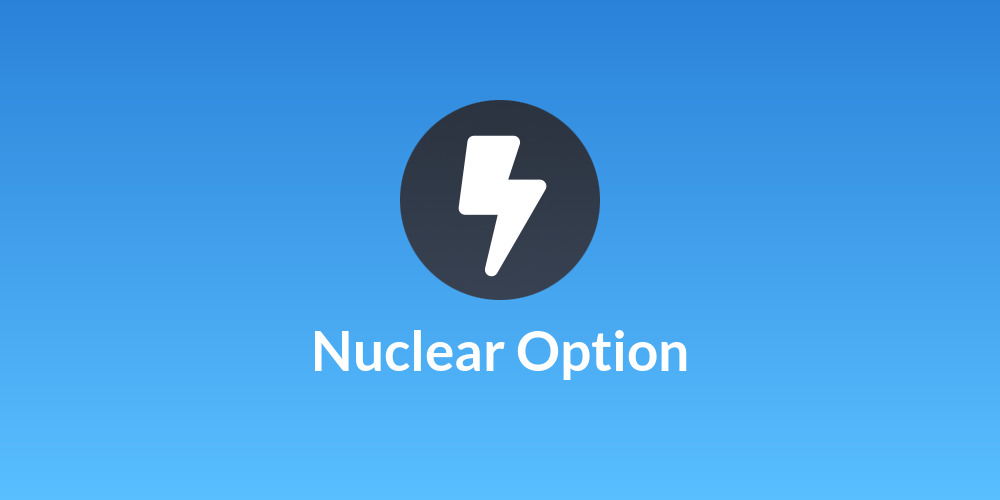 Nuclear Option