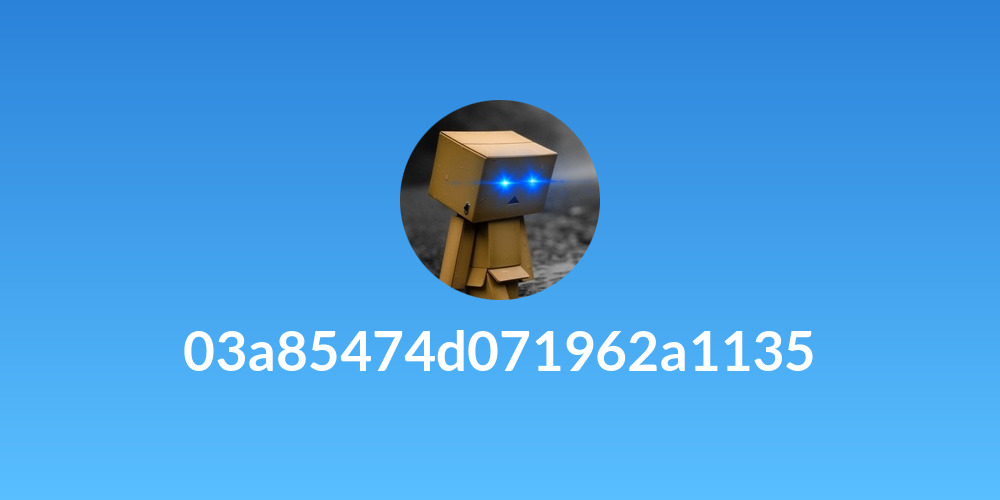 03a85474d071962a1135