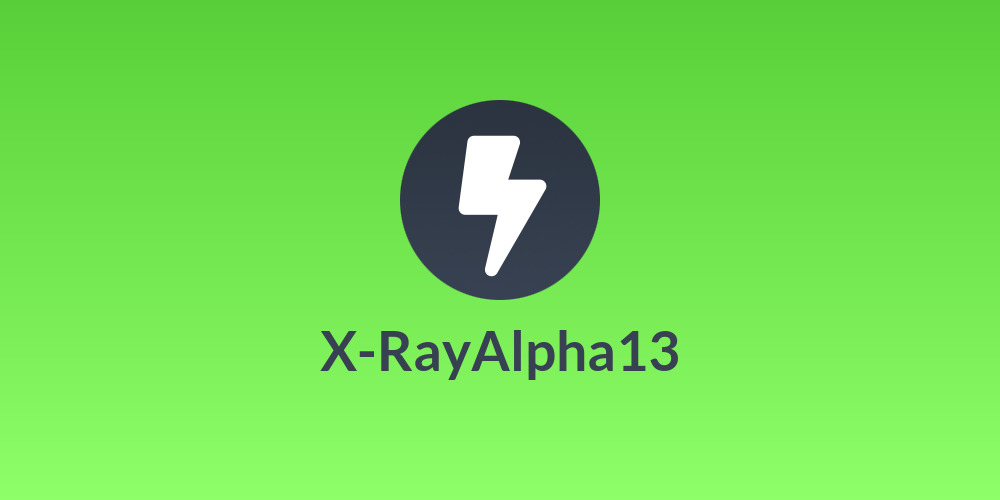 X-RayAlpha13