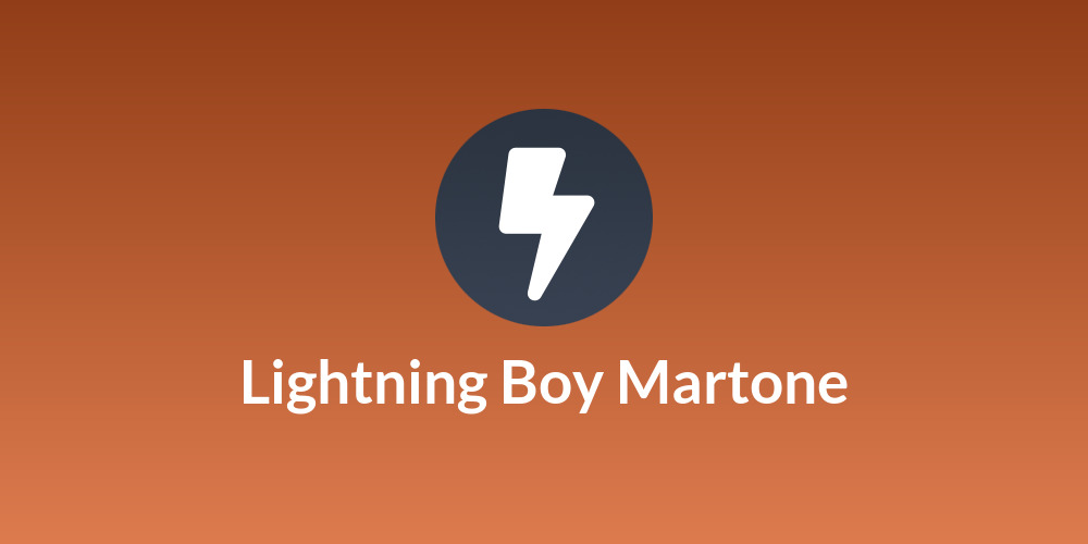 Lightning Boy Martone