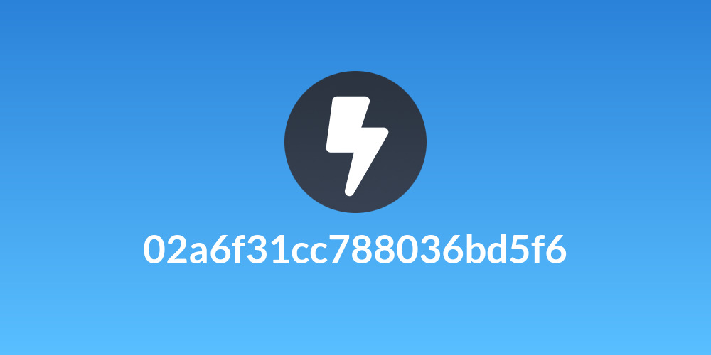 02a6f31cc788036bd5f6