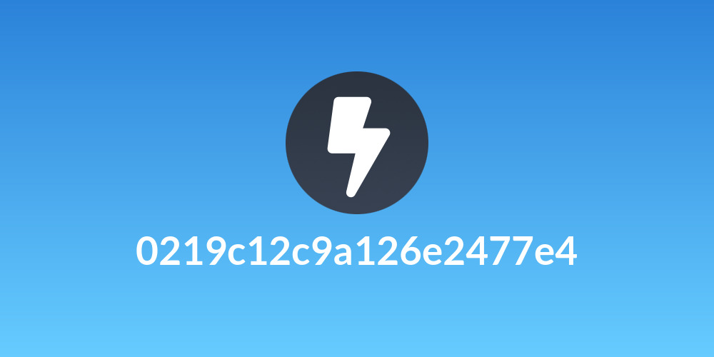 0219c12c9a126e2477e4