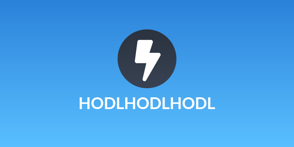 HODLHODLHODL