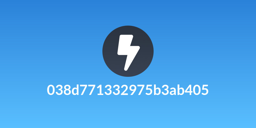 038d771332975b3ab405