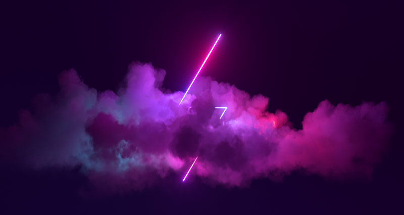 dual shape over clouds