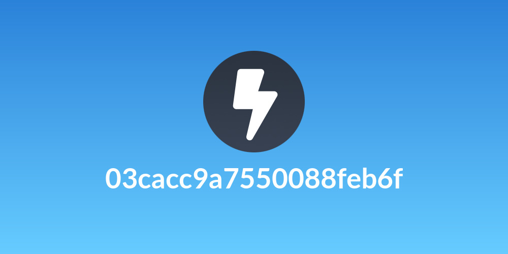 03cacc9a7550088feb6f