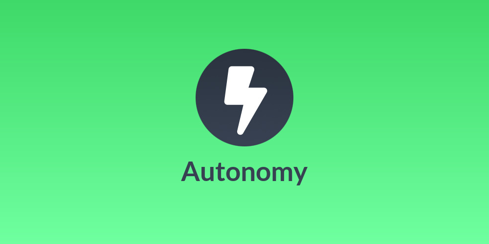 Autonomy